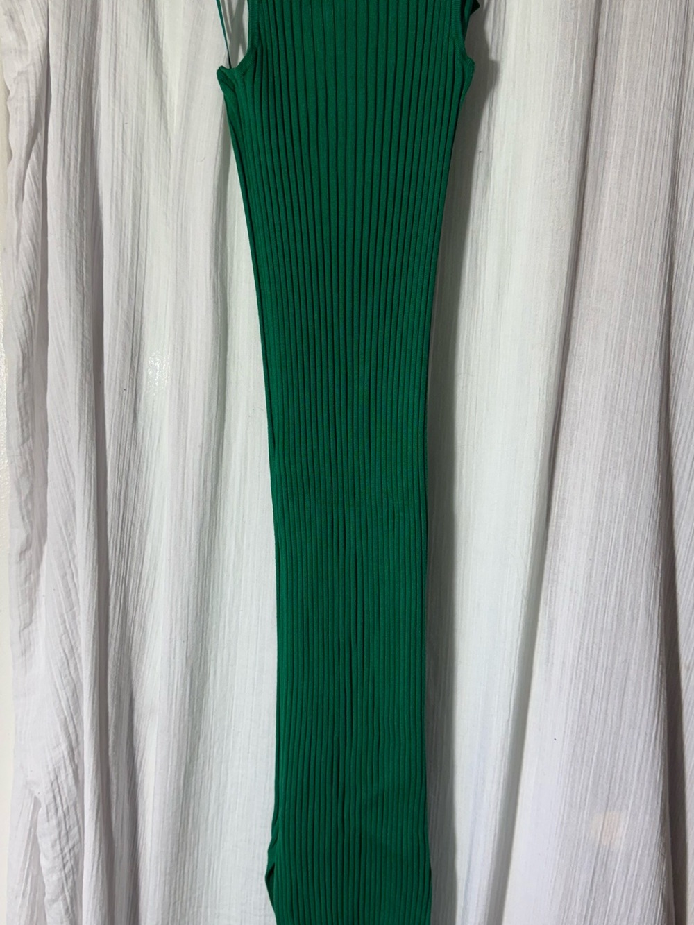 Freshman19 Green Ribbed Top - Picture 7 of 7